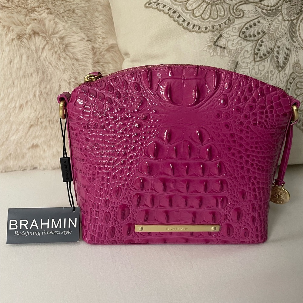 BRAHMIN MINI DUXBURY in Dahlia NWT